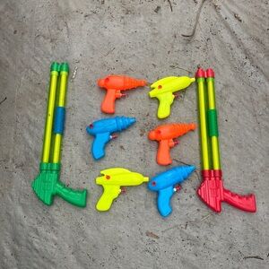 8 Colorful Water Gun Set for Kids